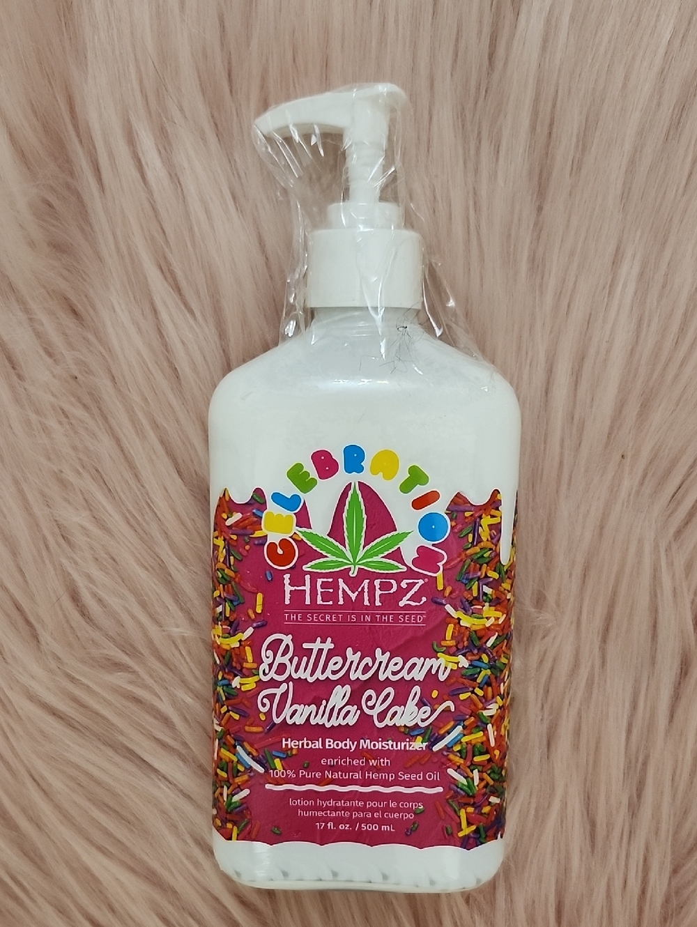 Brand New CELEBRATION HEMPZ BUTTERCREAM VANILLA CAKE MOISTURIZER